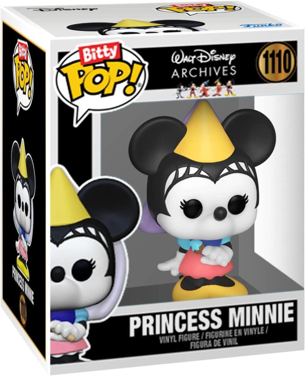 Funko Bitty Pop! Disney - Sorcerer Mickey, Dale, Princess Minnie und eine Überraschungs-Mini-Figur - 0.9 Inch (2.2 cm) Sammlerstück Stapelbares Display-Regal Inklusive - Geschenkidee - Disney Fans