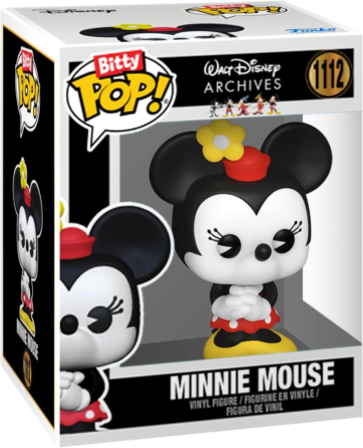 Funko Bitty Pop! Disney - Goofy, Chip, Minnie Mouse (Hands Folded) und eine Überraschungs-Mini-Figur - 0.9 Inch (2.2 cm) Sammlerstück Stapelbares Display-Regal Inklusive - Geschenkidee