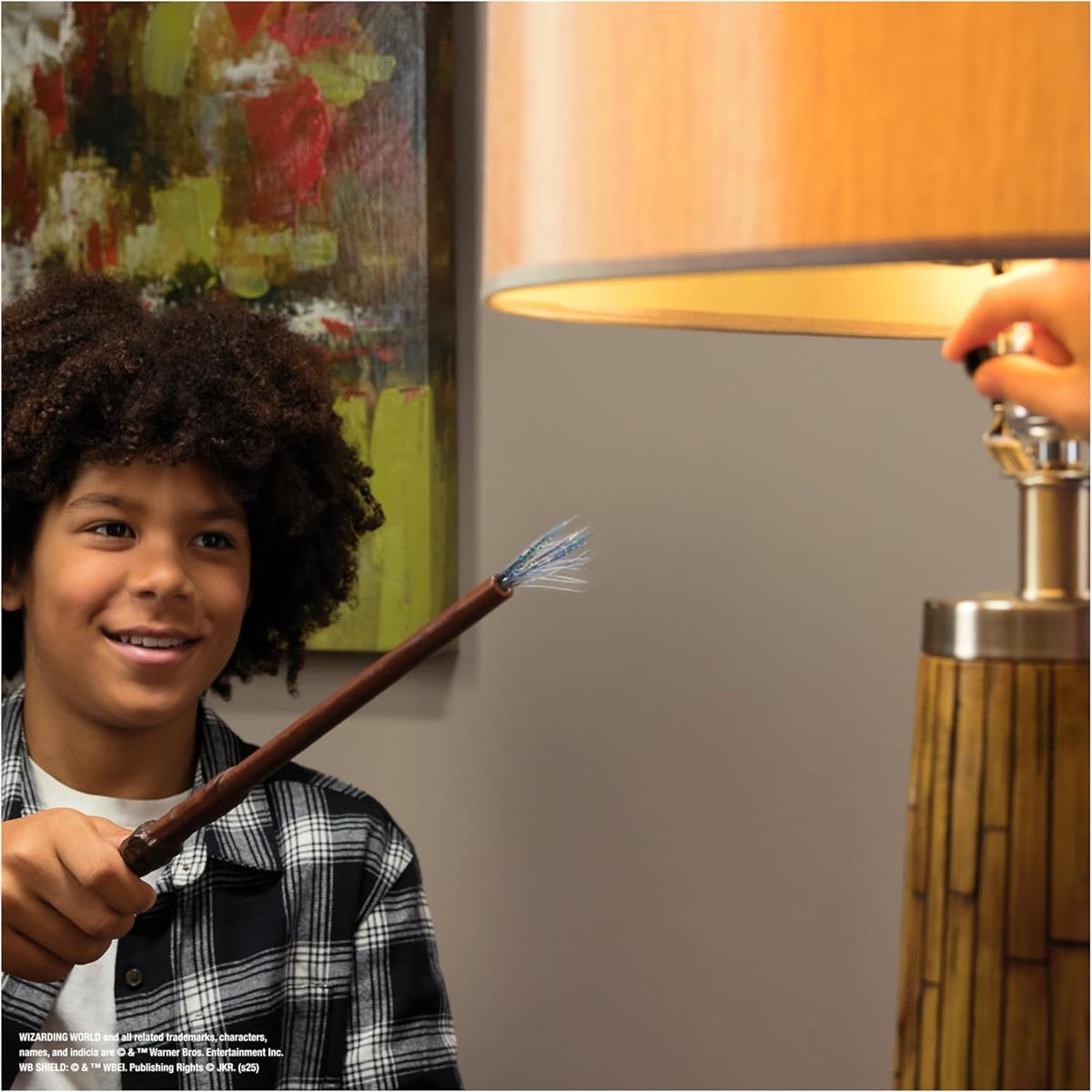 Harry Potter Zauberstab mit Vibrationseffekt und Sound ca. 31 cm für Kinder ab 6 Jahren Fanartikel