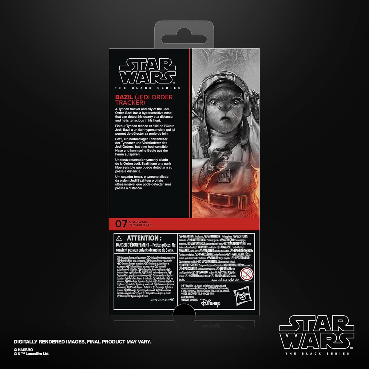 Star Wars The Black Series Bazil (Jedi Order Tracker) The Acolyte Action-Figur zum Sammeln (15 cm)