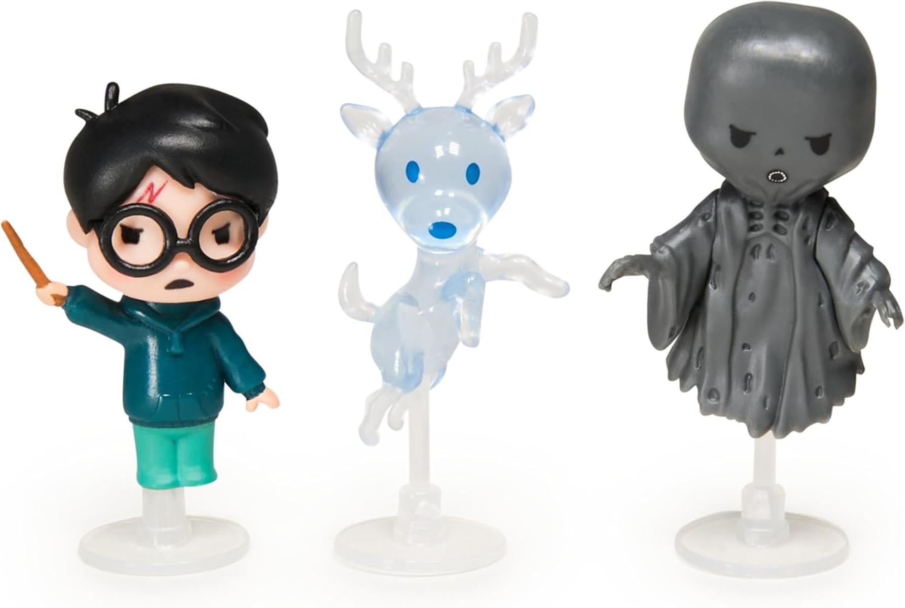 Wizarding World Harry Potter - Micro Magical Moments Sammelfiguren Multipack "Patronus" mit Harry Potter, Hirsch-Patronus, Dementor und Setzkasten, für Kinder ab 6 Jahren, Fanartikel
