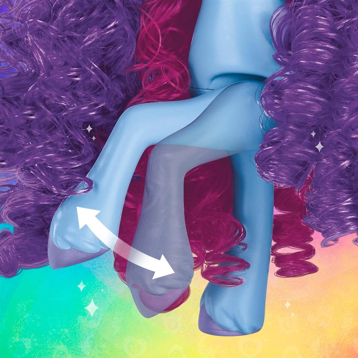 My Little Pony Spielzeug Misty Brightdawn Festival-Styling, Ponyfigur mit Accessoires
