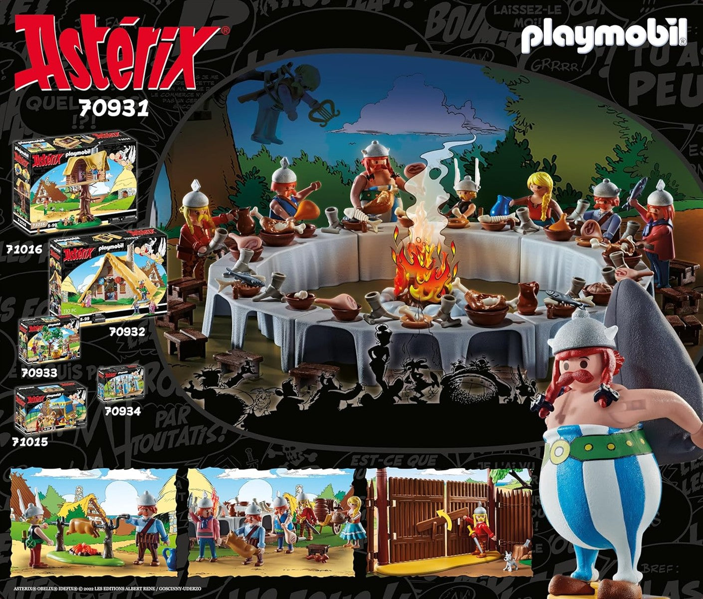 PLAYMOBIL Asterix 70931 Großes Dorffest