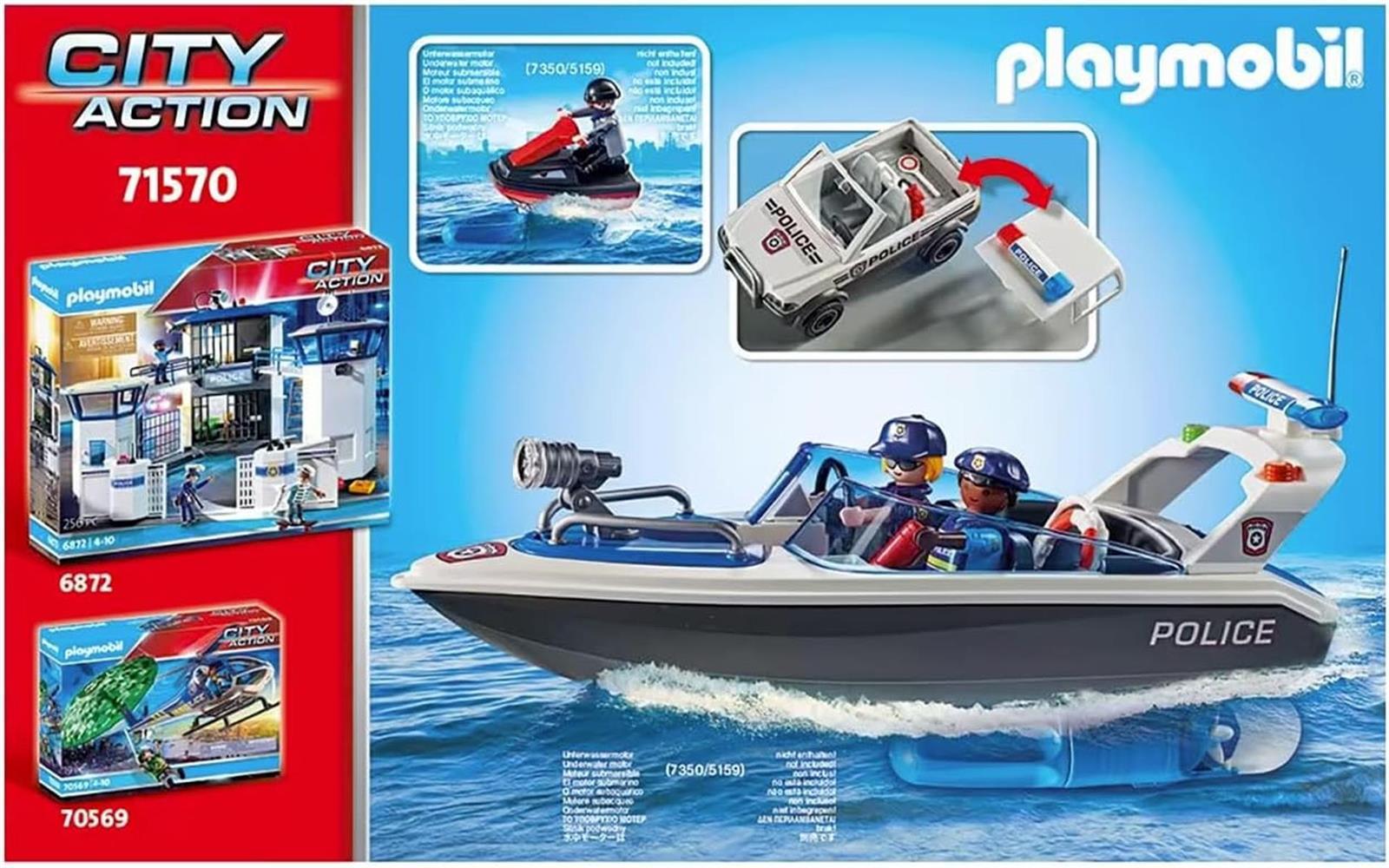 PLAYMOBIL 71570 Polizeijagd im Wasser