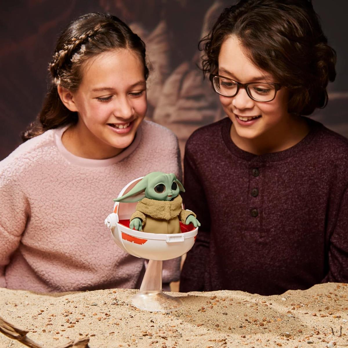 Star Wars Wild Ridin' Grogu Animatronik Spielzeug, über 25 Sound- und Bewegungskombinationen, Spielzeug für Kinder ab 4 Jahren