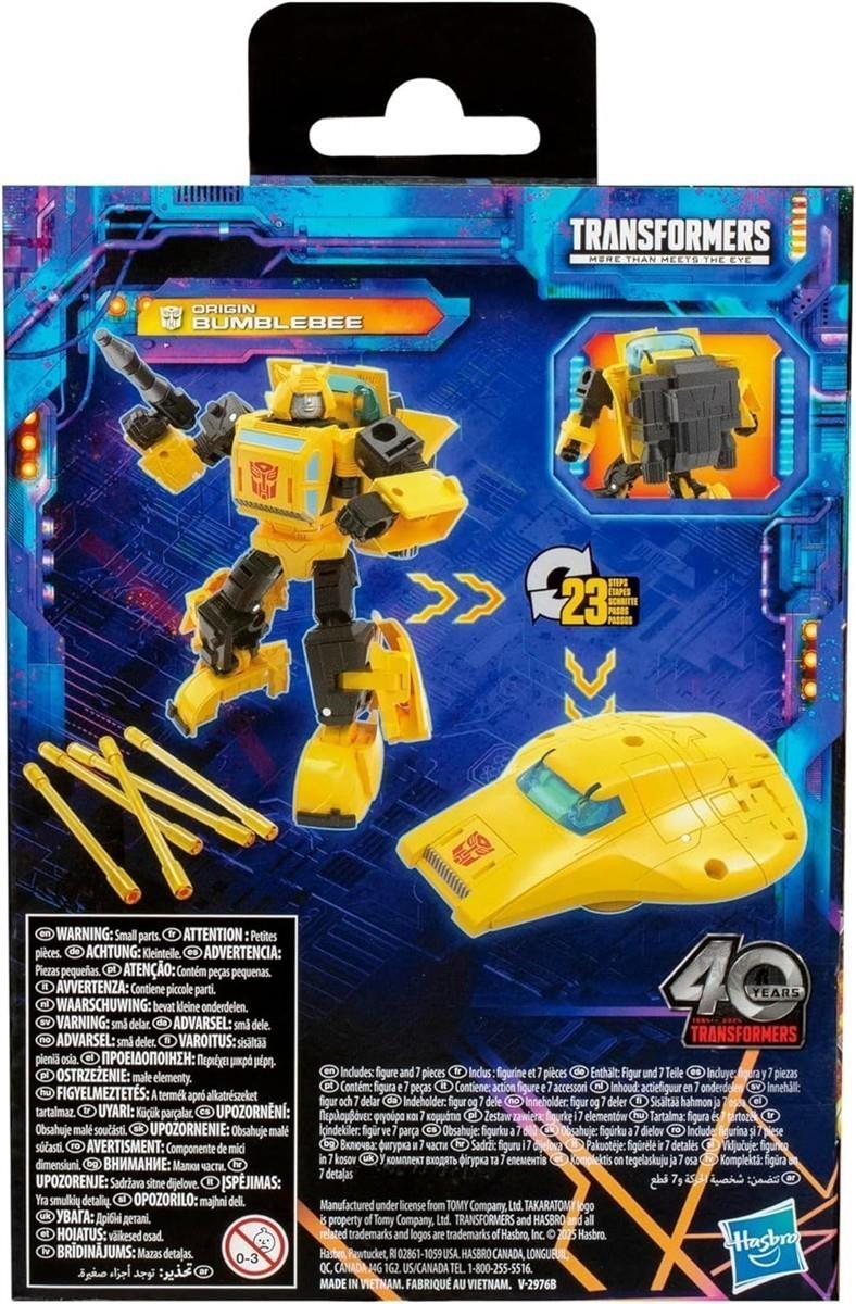 Transformers Legacy Deluxe-Klasse Origin Bumblebee Action-Figur