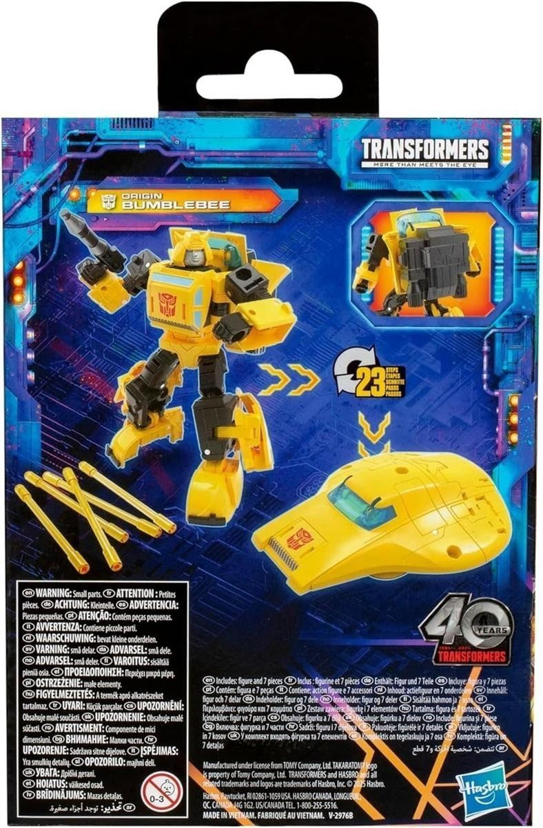 Transformers Legacy Deluxe-Klasse Origin Bumblebee Action-Figur
