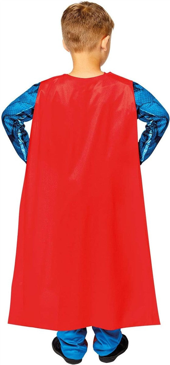 amscan offizielles Superman Kostüm für Kinder 8-10 Jahre Größe 134