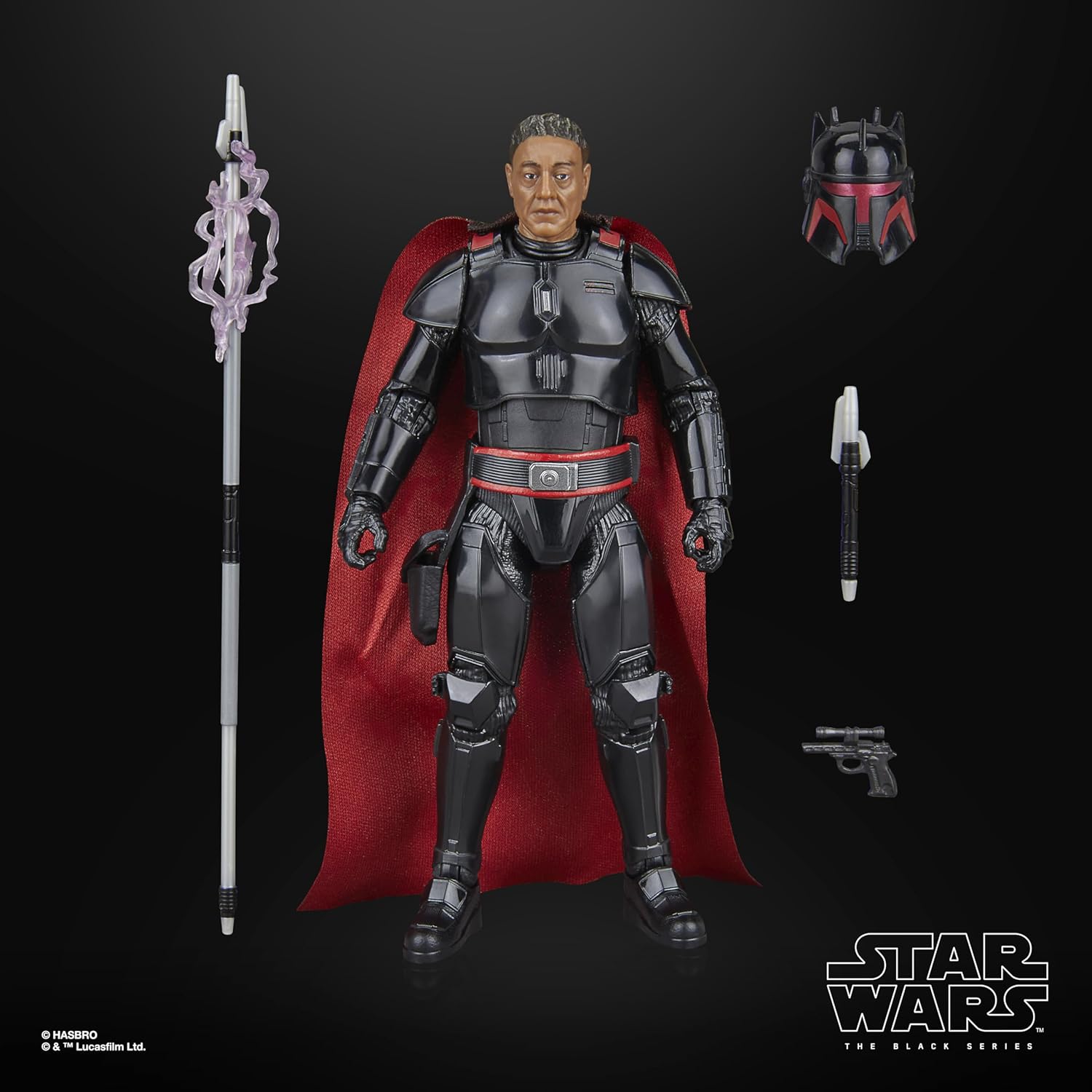 Star Wars The Black Series Moff Gideon (Dunkeltruppler Rüstung), Star Wars: The Mandalorian Premium Action-Figur zum Sammeln (15 cm)