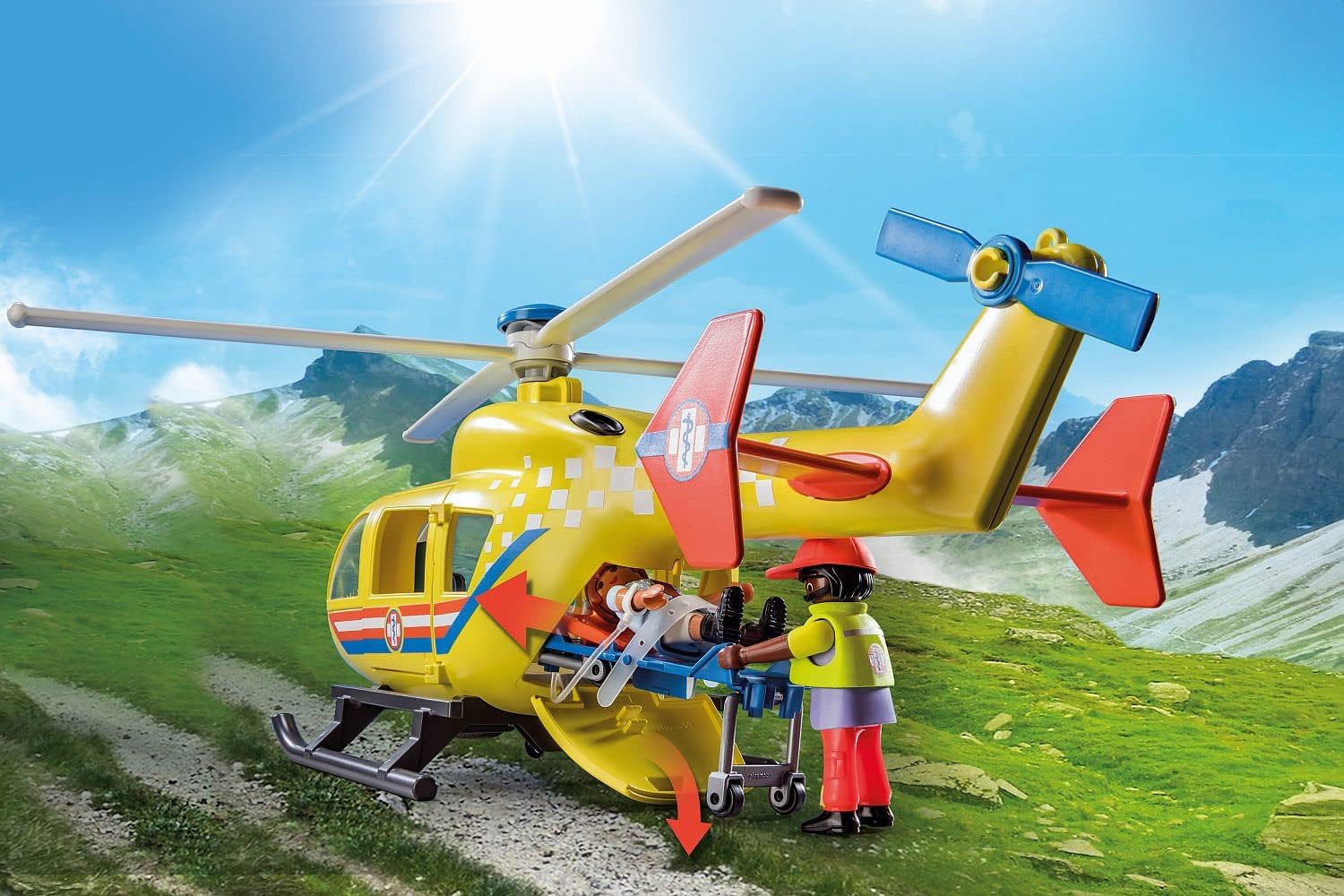 PLAYMOBIL 71203 City Life Rettungshelikopter