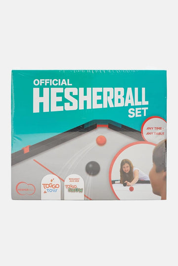 HesherBall Tischballspiel Funsportspiel Set im Display Bleu Pink 20 cm