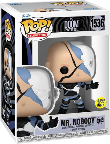 Funko POP! Doom Patrol  Mr. Nobody Leuchtet Im Dunkeln Vinyl-Sammelfigur
