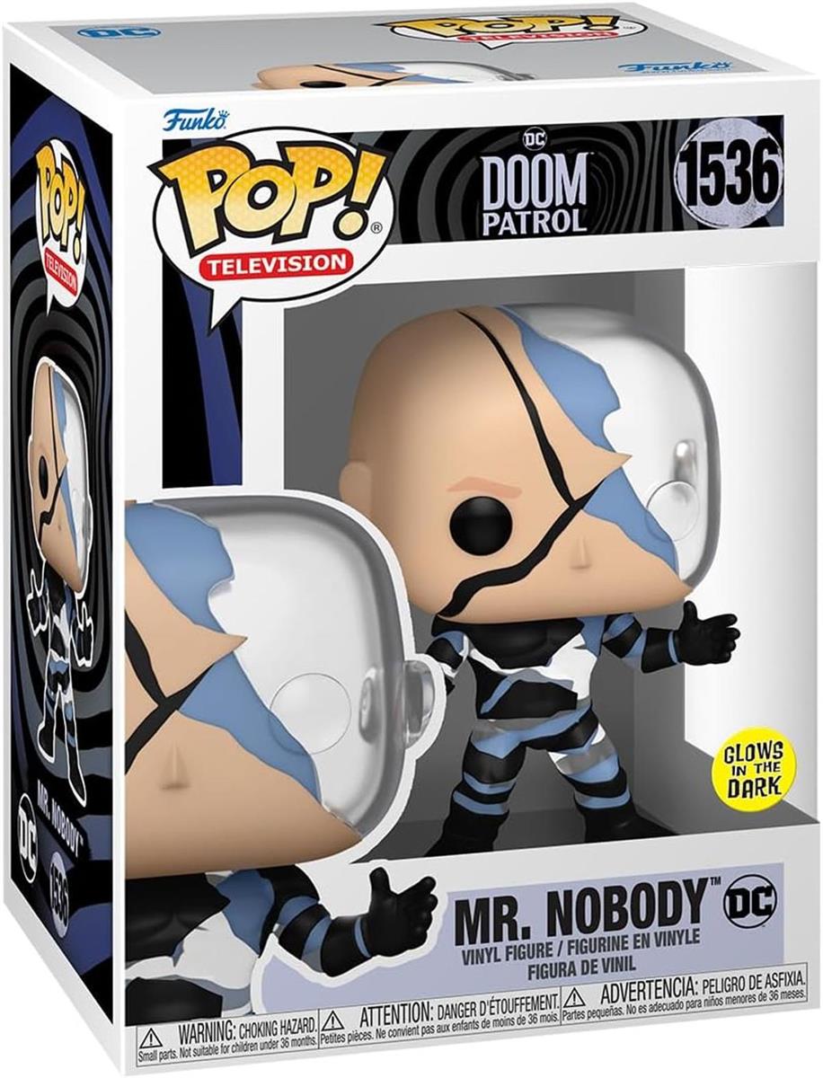 Funko POP! Doom Patrol  Mr. Nobody Leuchtet Im Dunkeln Vinyl-Sammelfigur