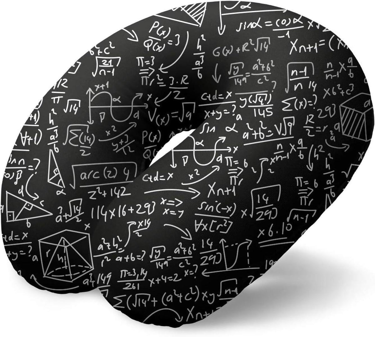 I-TOTAL® Reisekissen Nackenkissen weich für Nackenstützen Mathematik