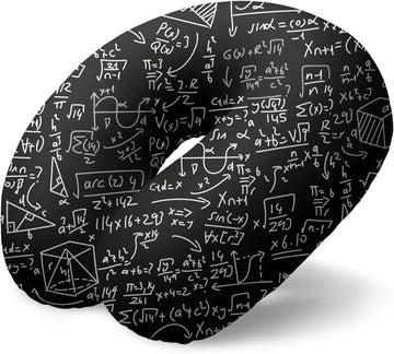 I-TOTAL® Reisekissen Nackenkissen weich für Nackenstützen Mathematik