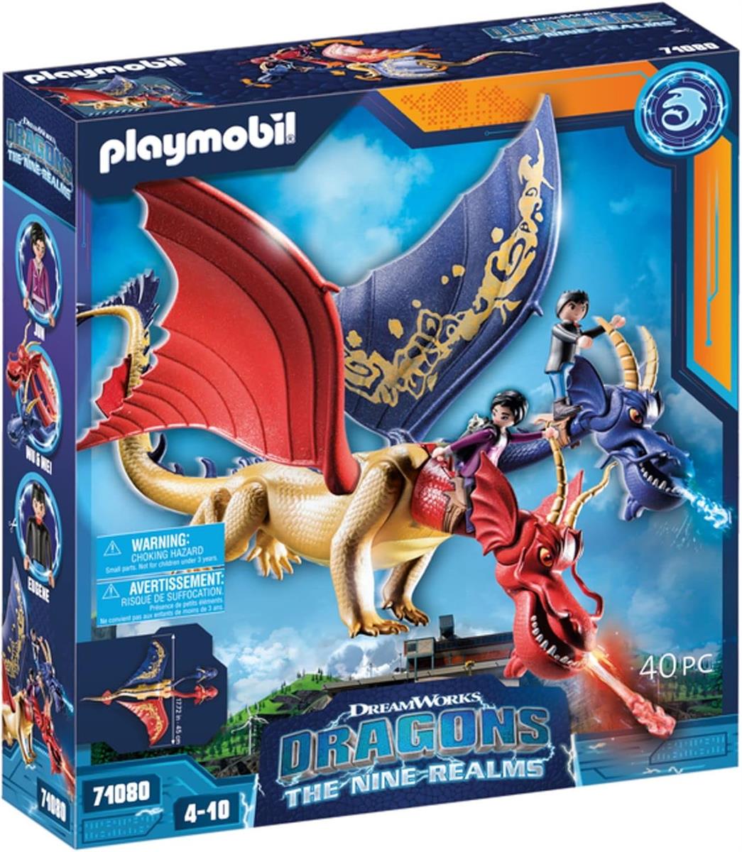 PLAYMOBIL® Dragons Dragons: The Nine Realms - Wu & Wei mit Jun 71080, Chinesisch Inspiriert