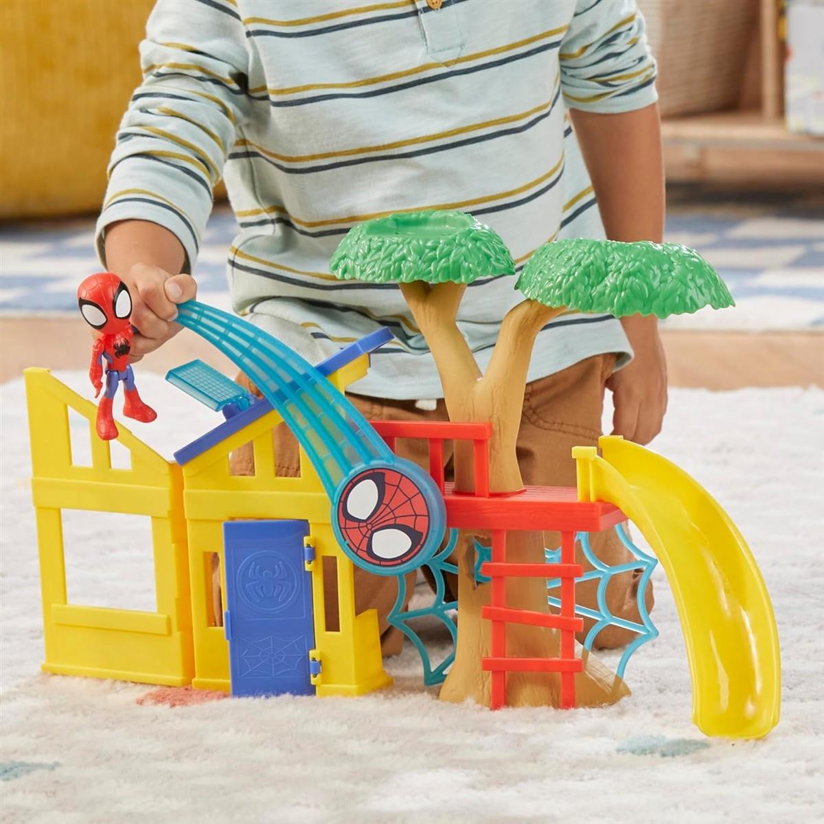 HASBRO Marvel Spidey und Seine Super-Freunde Spideys Spielplatz Spielset mit Spidey Action-Figur