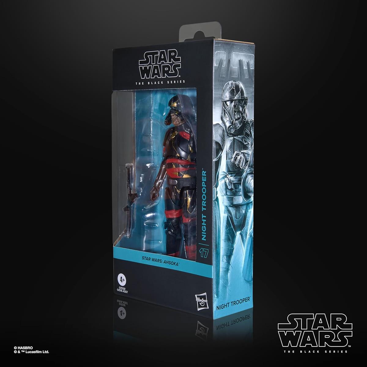 Star Wars The Black Series Night Trooper, Star Wars: Ahsoka Premium Action-Figur zum Sammeln (15 cm)