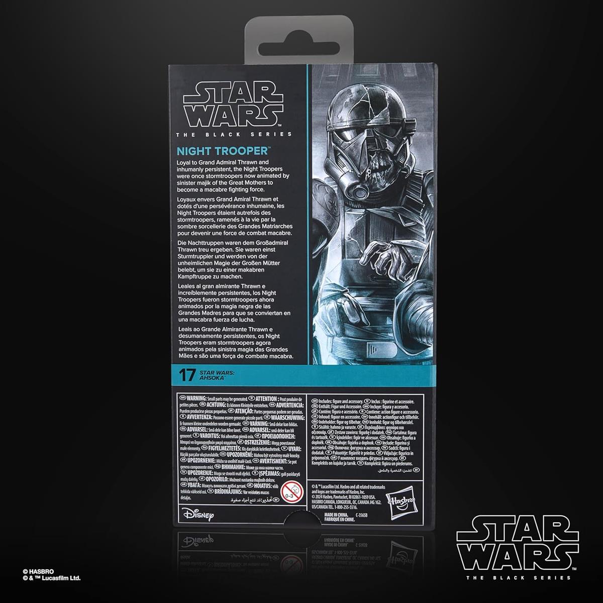 Star Wars The Black Series Night Trooper, Star Wars: Ahsoka Premium Action-Figur zum Sammeln (15 cm)