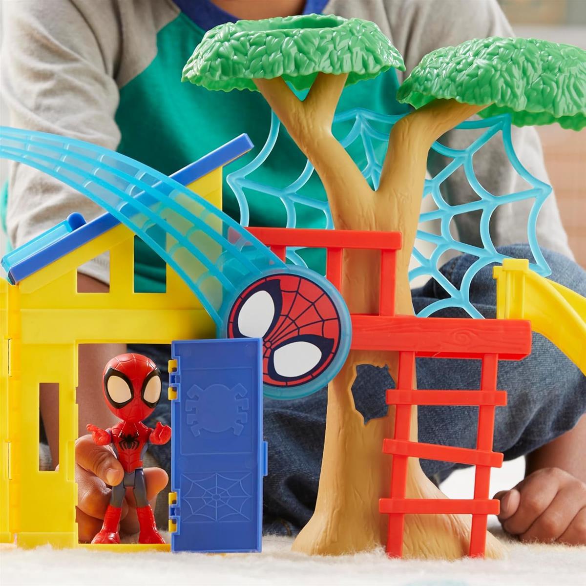 HASBRO Marvel Spidey und Seine Super-Freunde Spideys Spielplatz Spielset mit Spidey Action-Figur