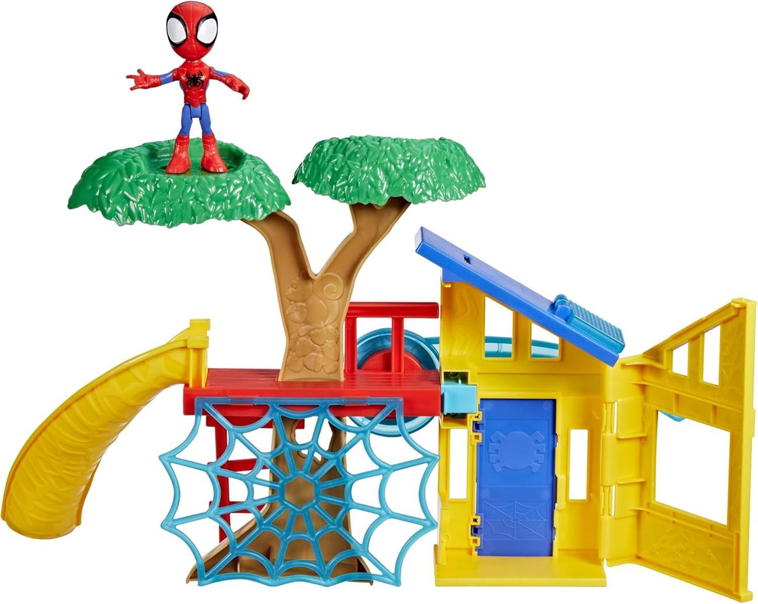 HASBRO Marvel Spidey und Seine Super-Freunde Spideys Spielplatz Spielset mit Spidey Action-Figur