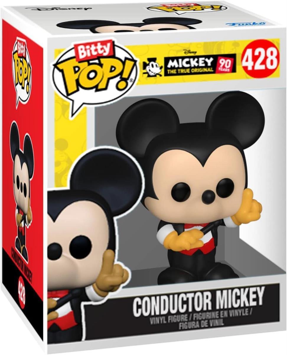 Funko Bitty Pop! Disney - Minnie Mouse (red Dress), Daisy Duck, Donald Duck und eine Überraschungs-Mini-Figur - 0.9 Inch (2.2 cm) Sammlerstück Stapelbares Display-Regal Inklusive - Geschenkidee