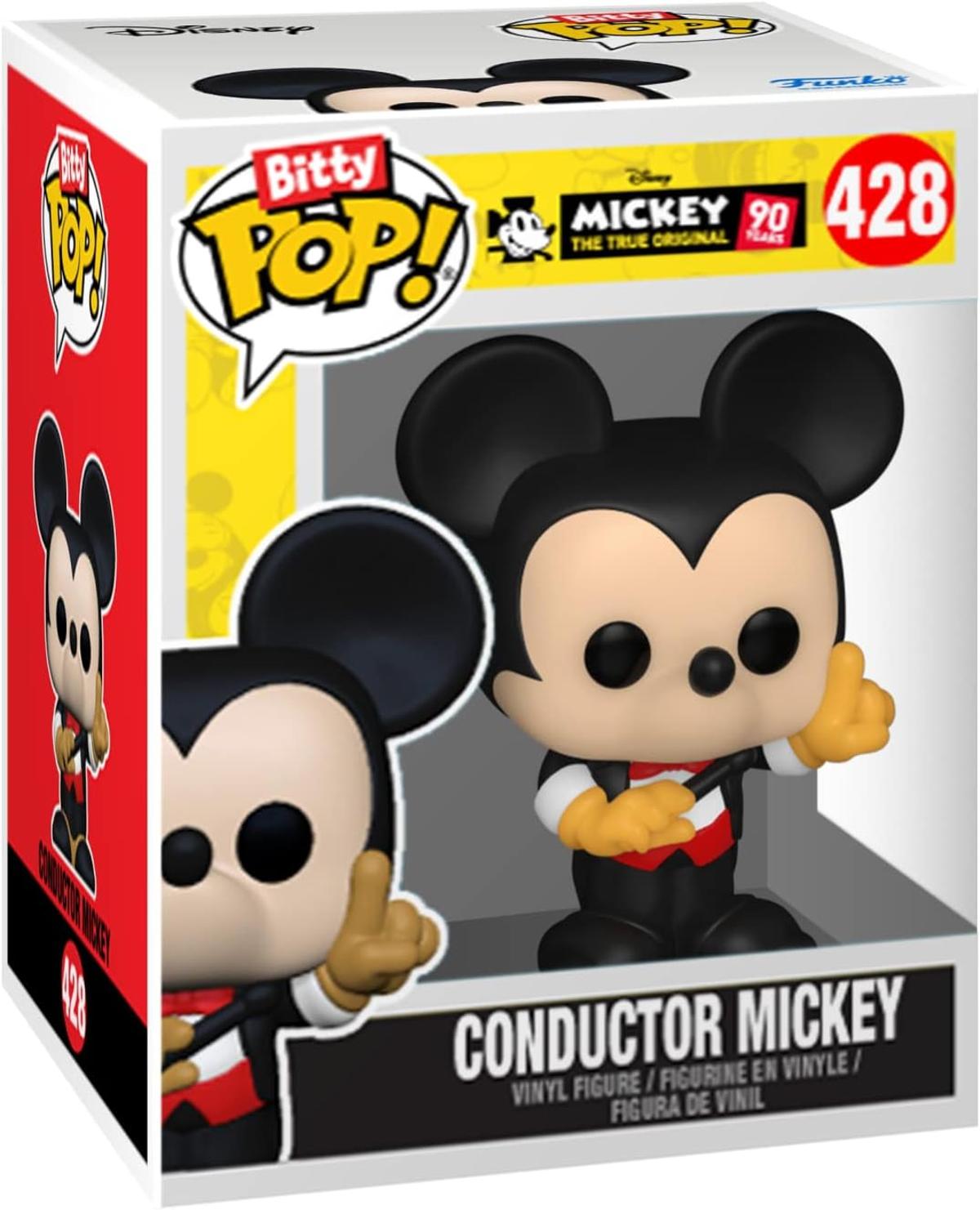 Funko Bitty Pop! Disney - Minnie Mouse (red Dress), Daisy Duck, Donald Duck und eine Überraschungs-Mini-Figur - 0.9 Inch (2.2 cm) Sammlerstück Stapelbares Display-Regal Inklusive - Geschenkidee
