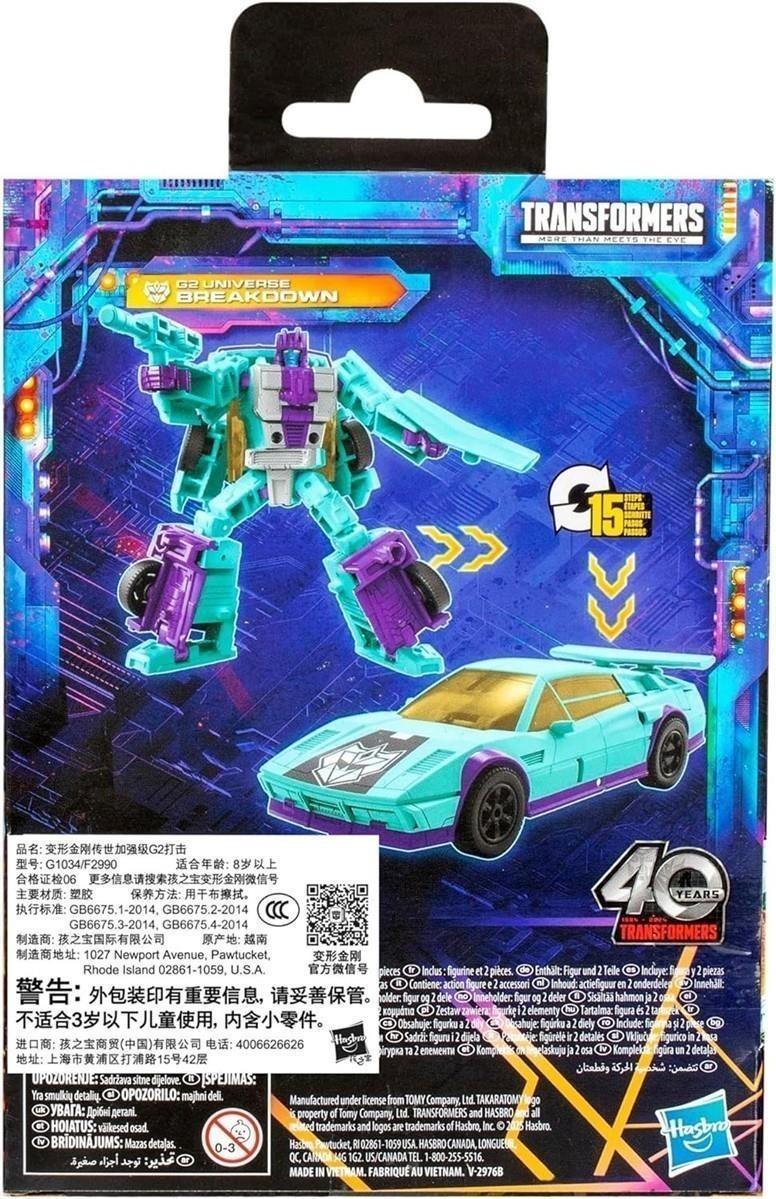 Transformers Legacy Deluxe-Klasse G2 Universe Breakdown Action-Figur