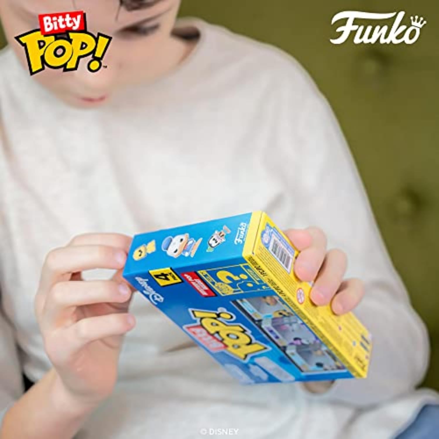 Funko Bitty Pop! Disney - Mickey Mouse, Minnie Mouse (pink Dress), Pluto und eine Überraschungs-Mini-Figur - 0.9 Inch (2.2 cm) Sammlerstück Stapelbares Display-Regal Inklusive - Geschenkidee