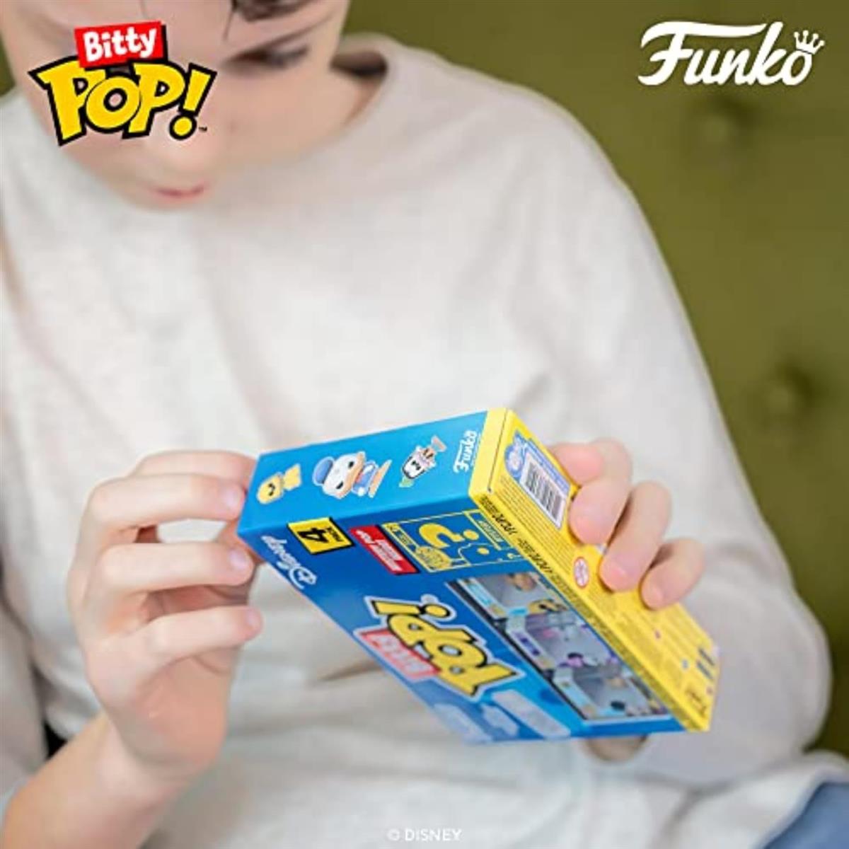 Funko Bitty Pop! Disney - Mickey Mouse, Minnie Mouse (pink Dress), Pluto und eine Überraschungs-Mini-Figur - 0.9 Inch (2.2 cm) Sammlerstück Stapelbares Display-Regal Inklusive - Geschenkidee