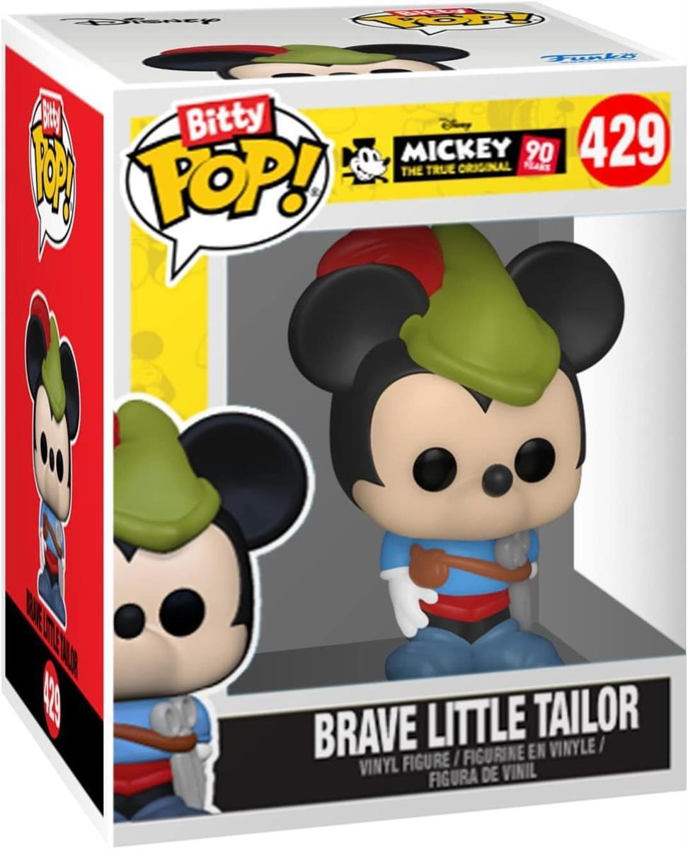 Funko Bitty Pop! Disney - Minnie Mouse (red Dress), Daisy Duck, Donald Duck und eine Überraschungs-Mini-Figur - 0.9 Inch (2.2 cm) Sammlerstück Stapelbares Display-Regal Inklusive - Geschenkidee