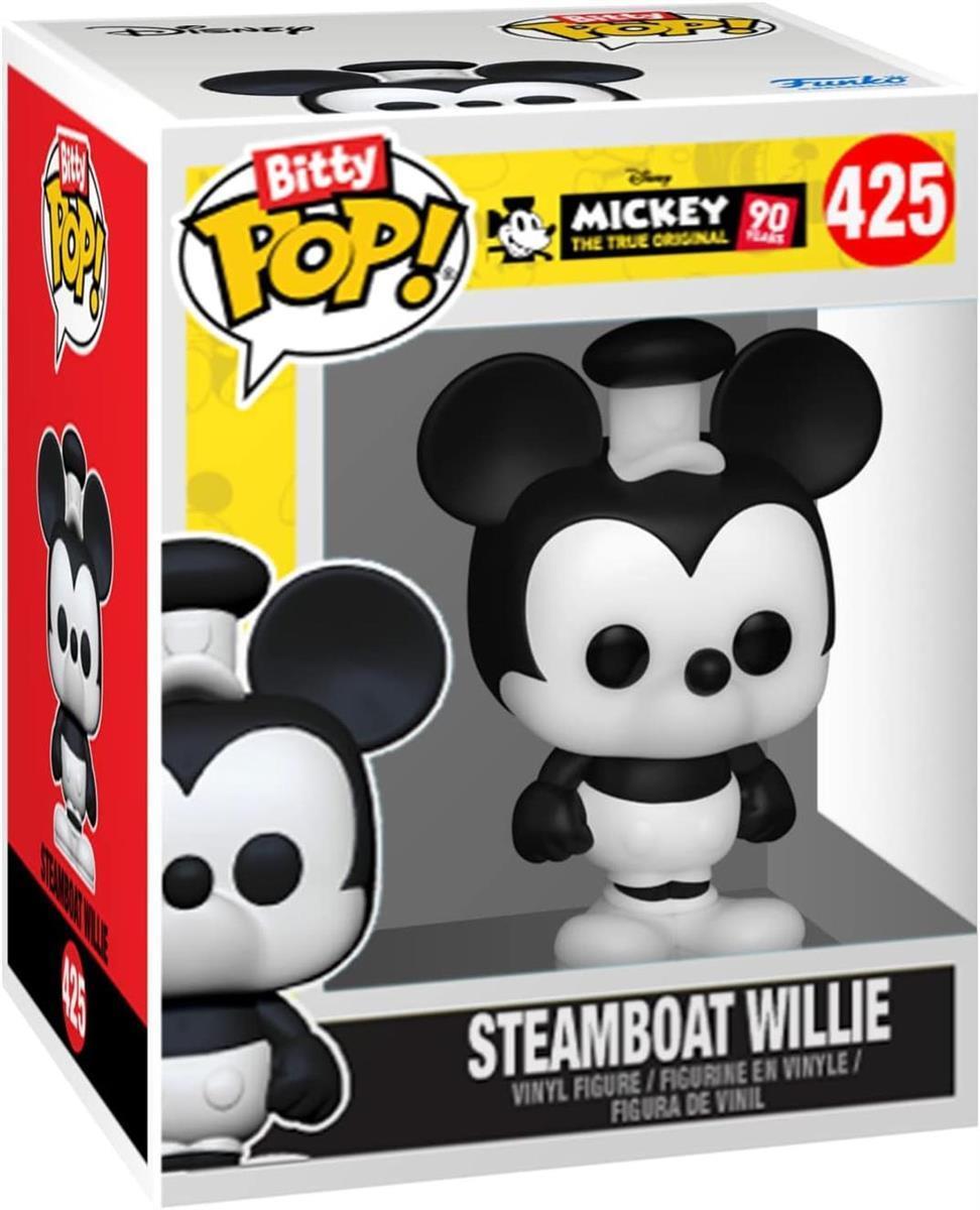 Funko Bitty Pop! Disney - Minnie Mouse (red Dress), Daisy Duck, Donald Duck und eine Überraschungs-Mini-Figur - 0.9 Inch (2.2 cm) Sammlerstück Stapelbares Display-Regal Inklusive - Geschenkidee