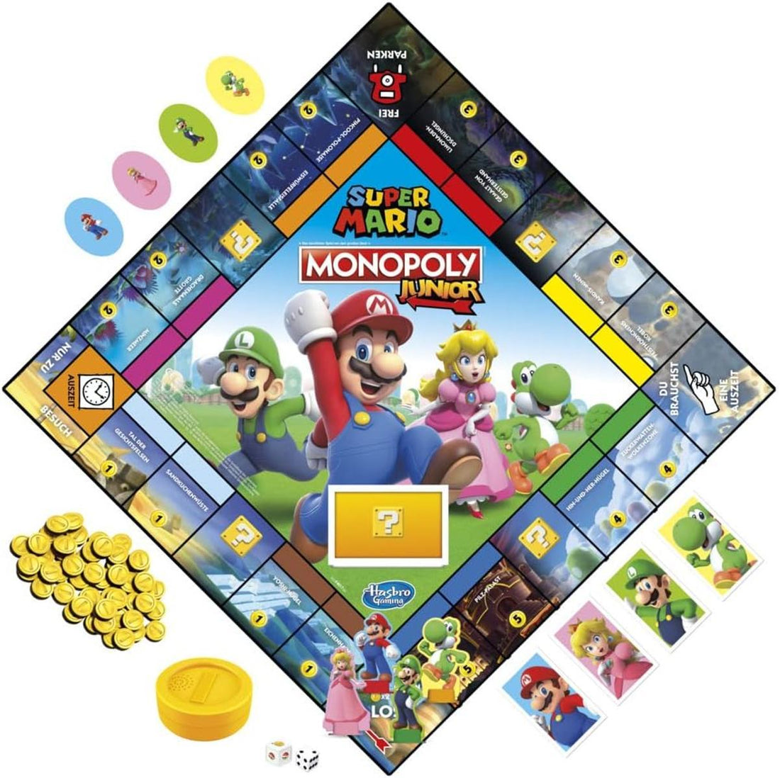 Hasbro Brettspiel Monopoly Junior Super Mario Edition ab 5 Jahren