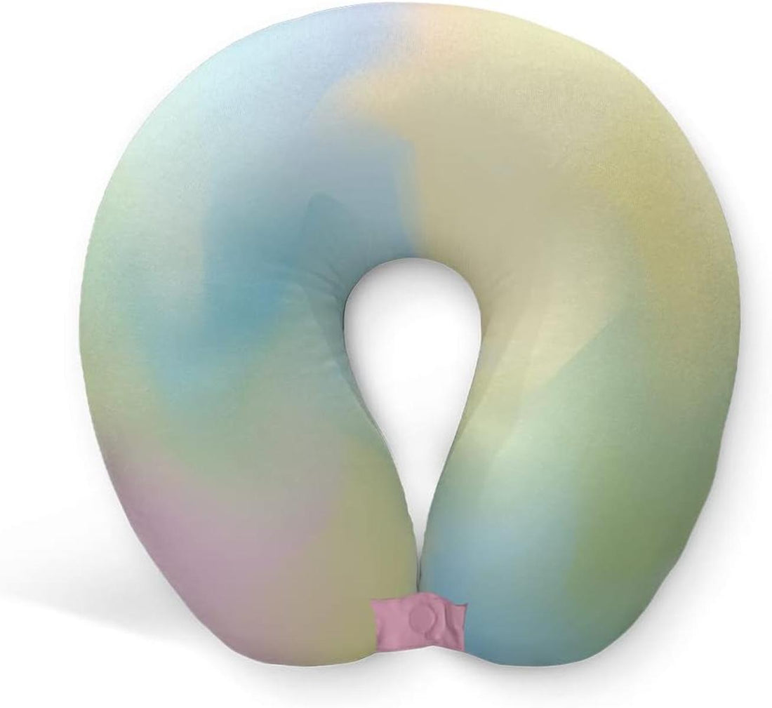 I-TOTAL® Reisekissen Nackenkissen Nackenstützen Motiv Rainbow Dream