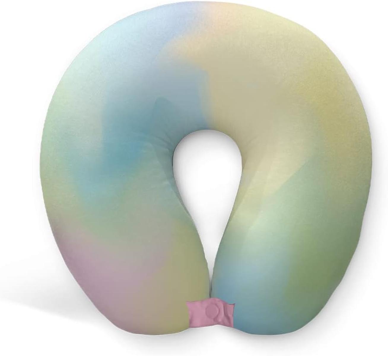 I-TOTAL® Reisekissen Nackenkissen Nackenstützen Motiv Rainbow Dream