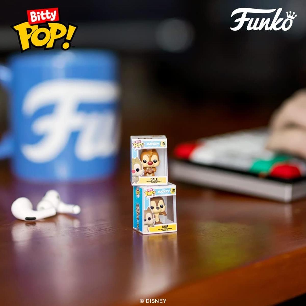 Funko Bitty Pop! Disney - Sorcerer Mickey, Dale, Princess Minnie und eine Überraschungs-Mini-Figur - 0.9 Inch (2.2 cm) Sammlerstück Stapelbares Display-Regal Inklusive - Geschenkidee - Disney Fans