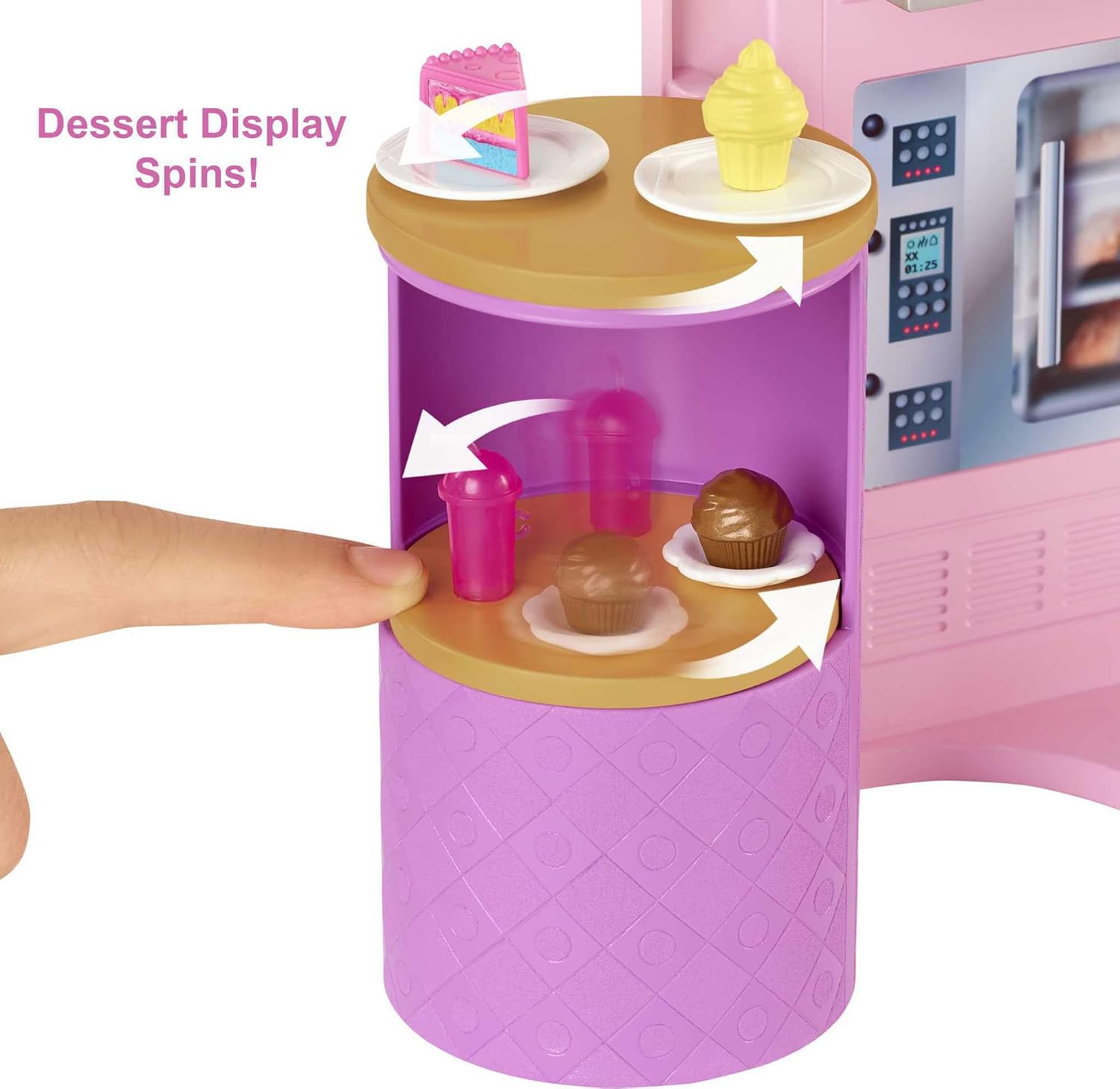 Barbie Cook 'n Grill Restaurant 6 Spielbereiche über 30 Teile Puppenhaus
