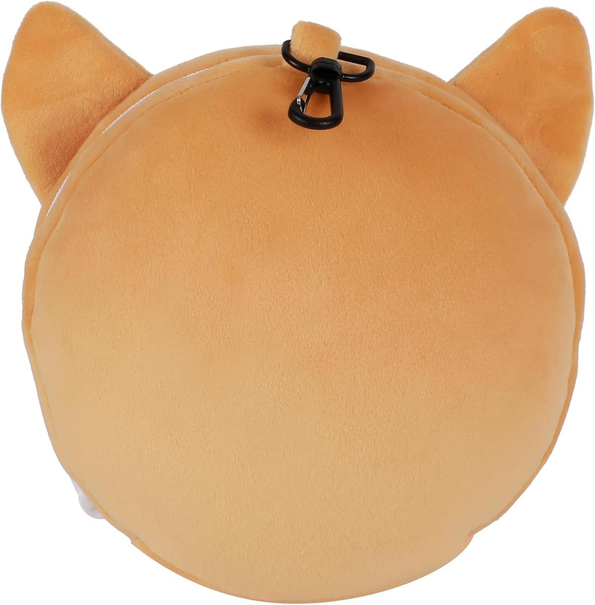 I-TOTAL® Kissen mit Schlafmaske verschließbares Kissen mit Haken Shiba