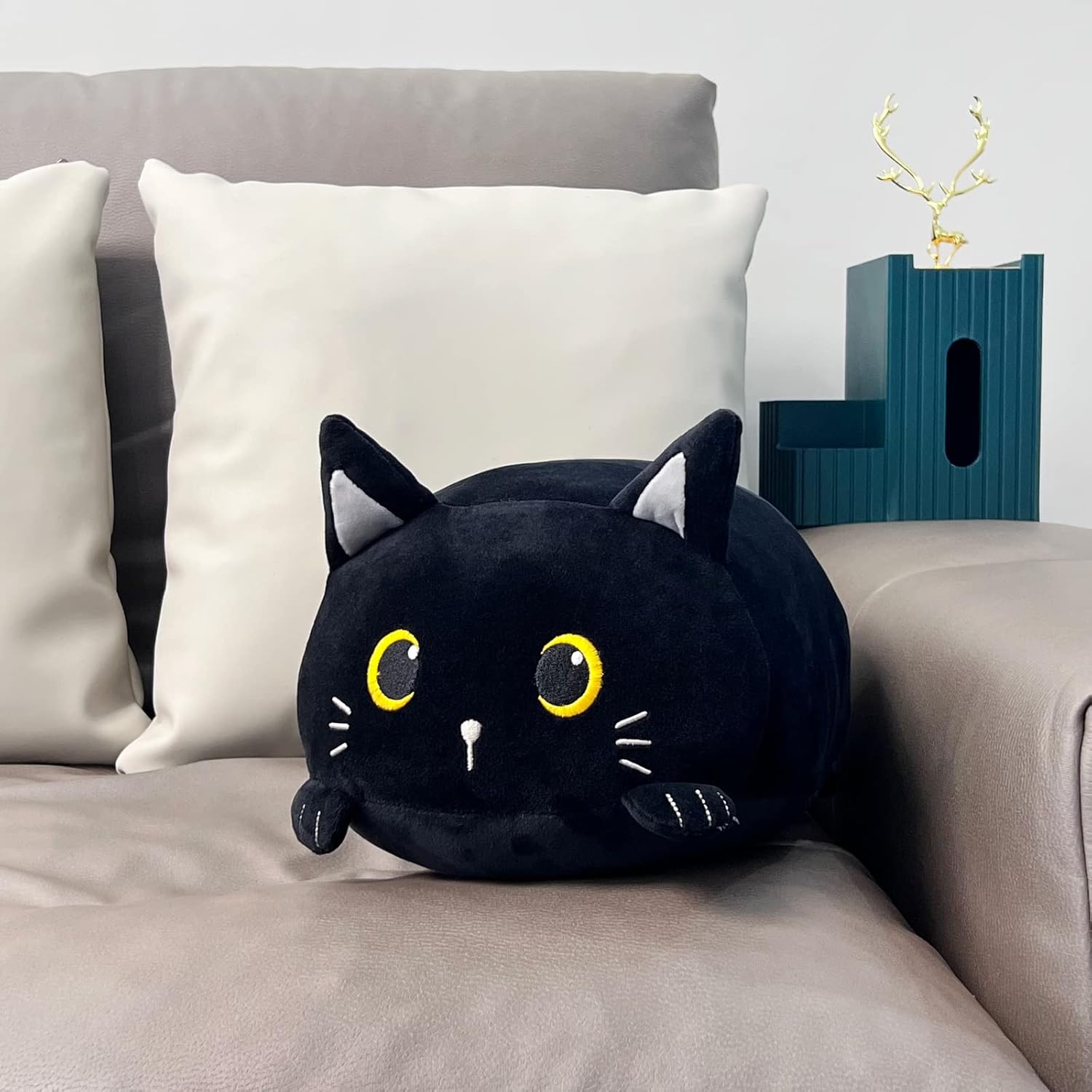 I-TOTAL® Dekoratives Kissen für Bett Sofa Bequem und kuschelig Katze