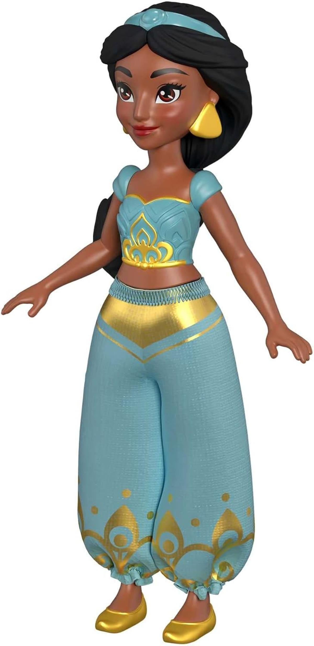 Mattel DISNEY Prinzessin Jasmin und Rajah Puppe Tigerfigur Aladdin 3 Jahren, HLW83