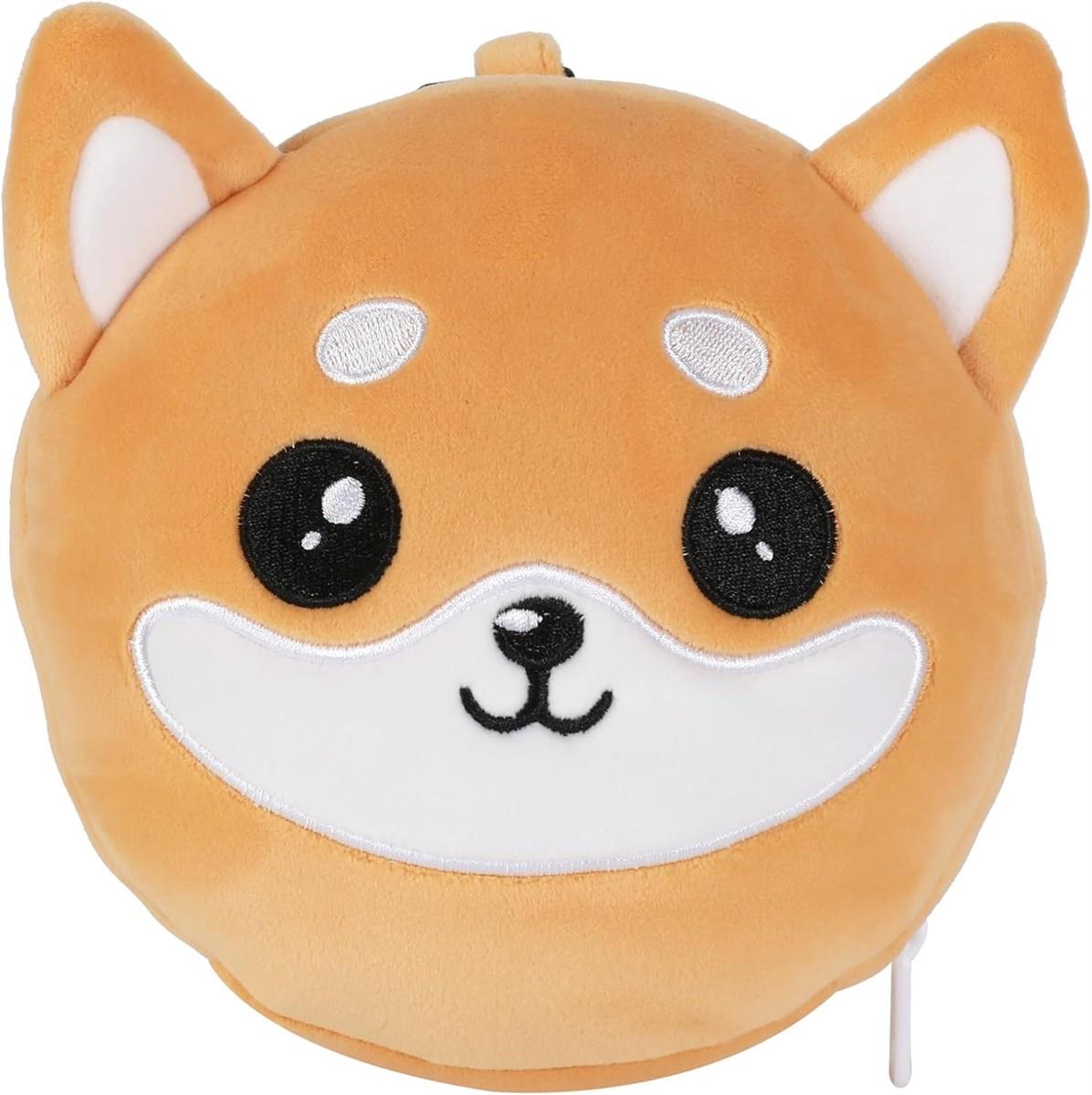 I-TOTAL® Kissen mit Schlafmaske verschließbares Kissen mit Haken Shiba
