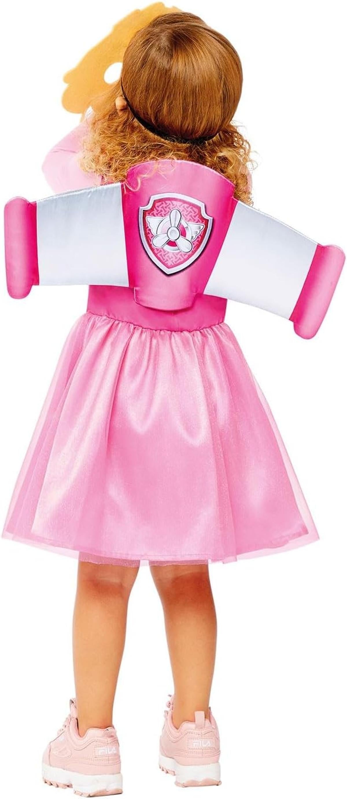 Amscan - Kinderkostüm Skye aus Paw Patrol, Kleid, Flügel, Maske, Serie, Helfer auf vier Pfoten, Hund, Motto-Party, Karneval