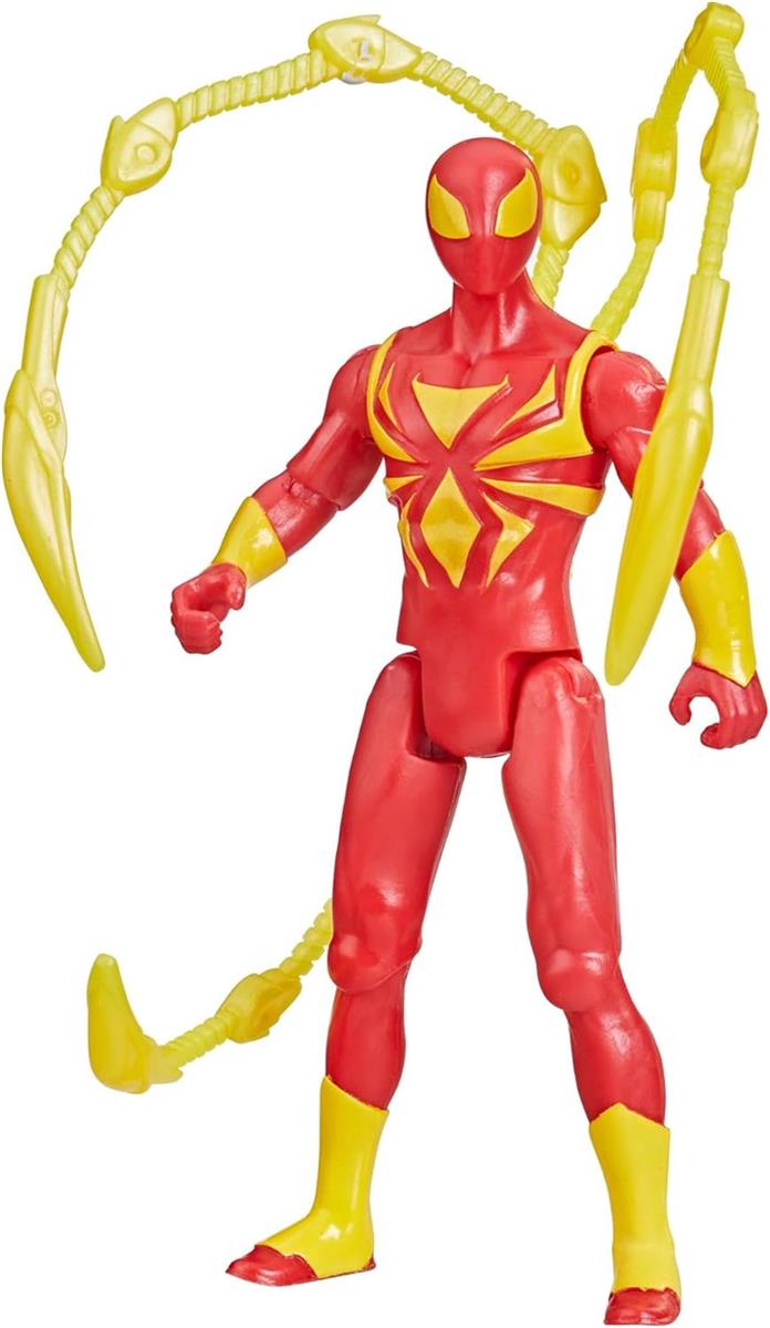 Marvel Spider-Man Epic Hero Series 10 cm große Iron Spider Action-Figur, Red, Gold