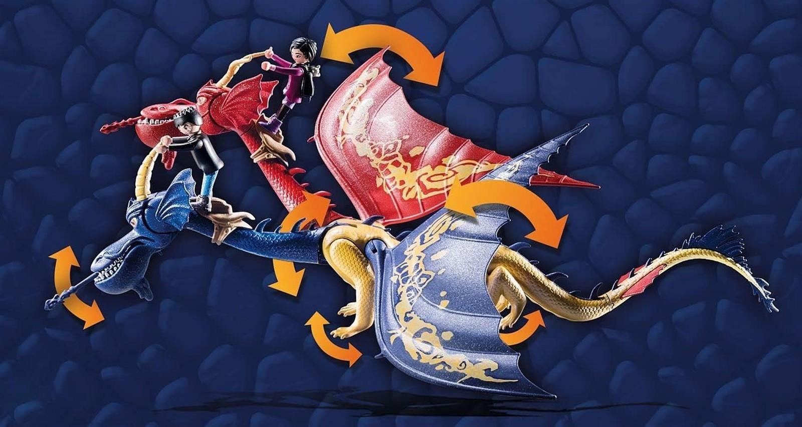 PLAYMOBIL® Dragons Dragons: The Nine Realms - Wu & Wei mit Jun 71080, Chinesisch Inspiriert