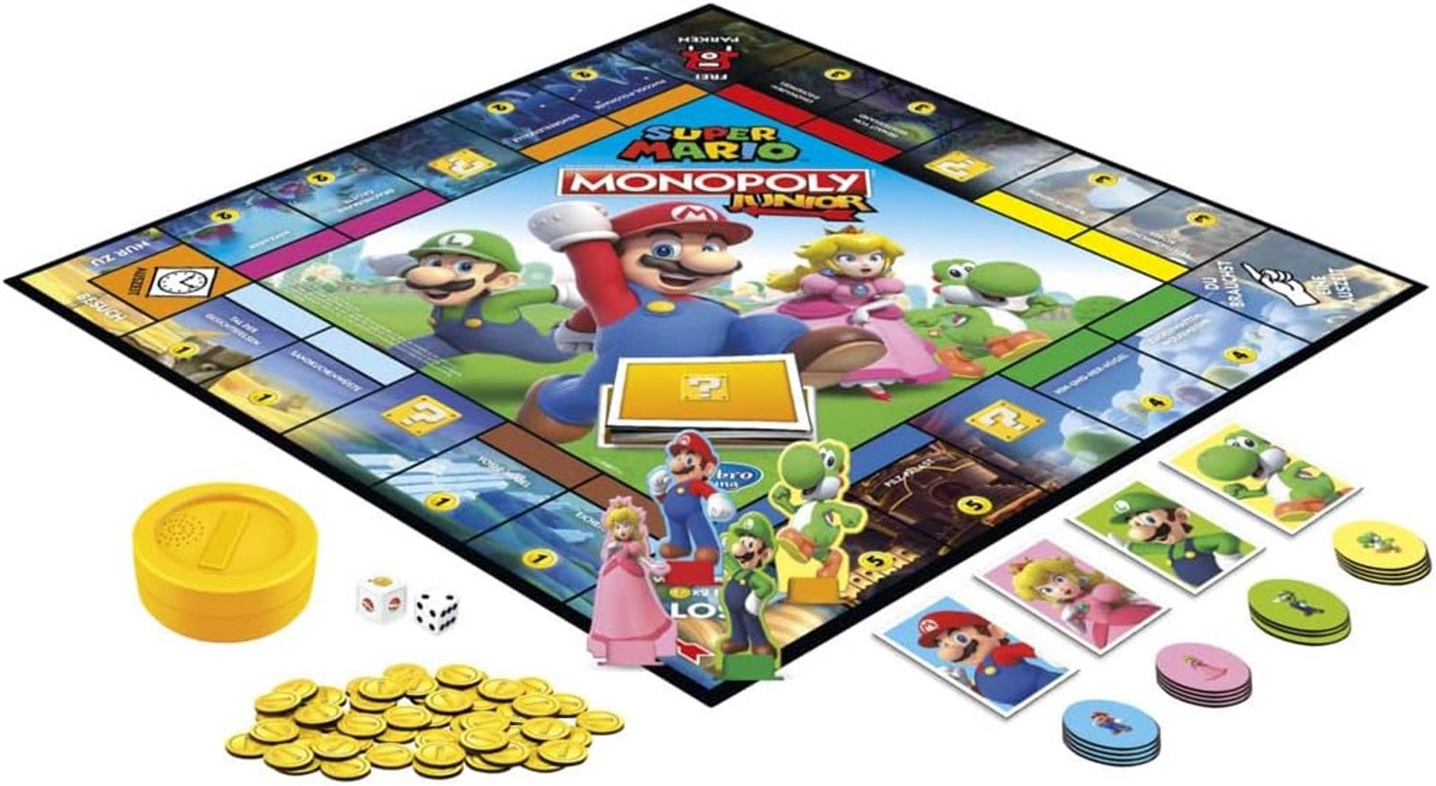 Hasbro Brettspiel Monopoly Junior Super Mario Edition ab 5 Jahren