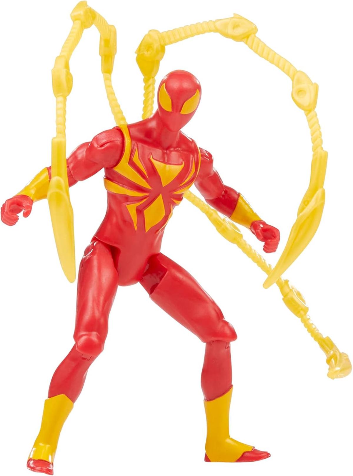 Marvel Spider-Man Epic Hero Series 10 cm große Iron Spider Action-Figur, Red, Gold