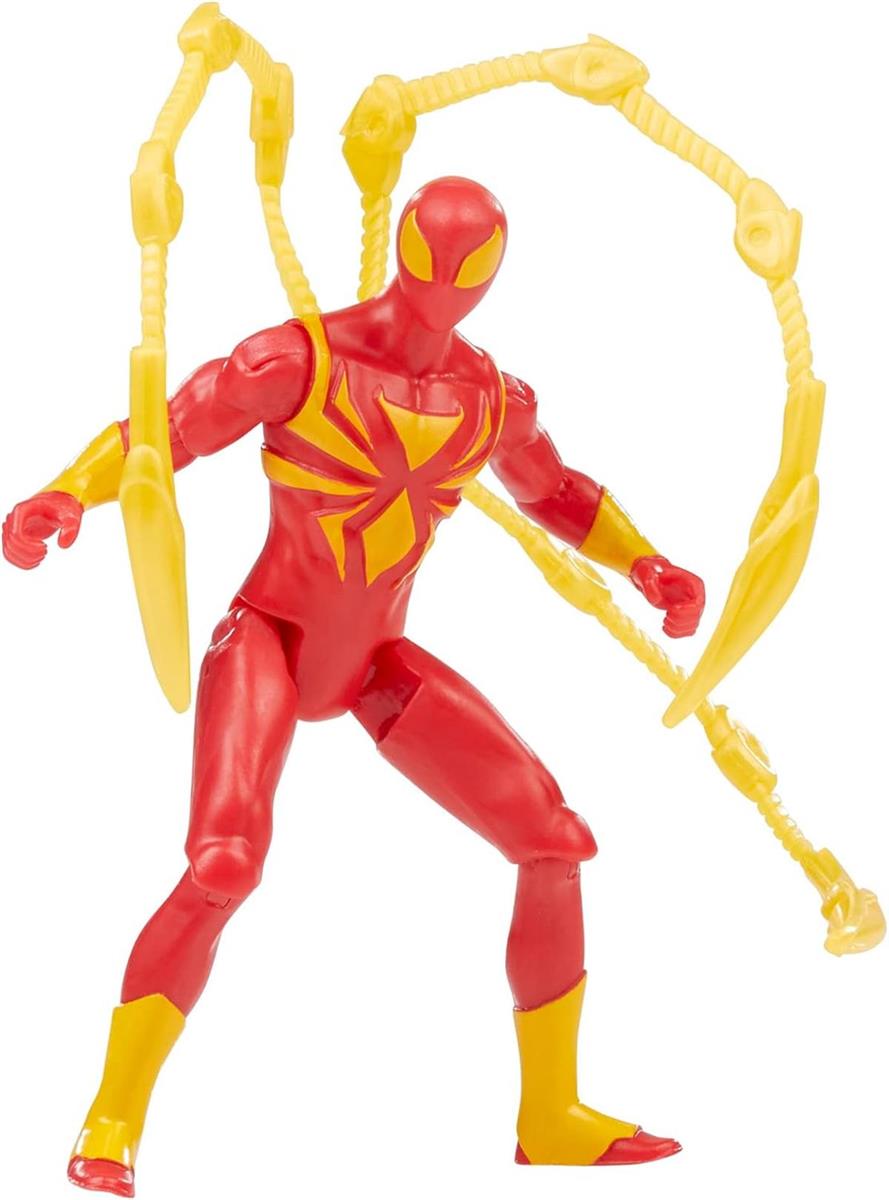 Marvel Spider-Man Epic Hero Series 10 cm große Iron Spider Action-Figur, Red, Gold