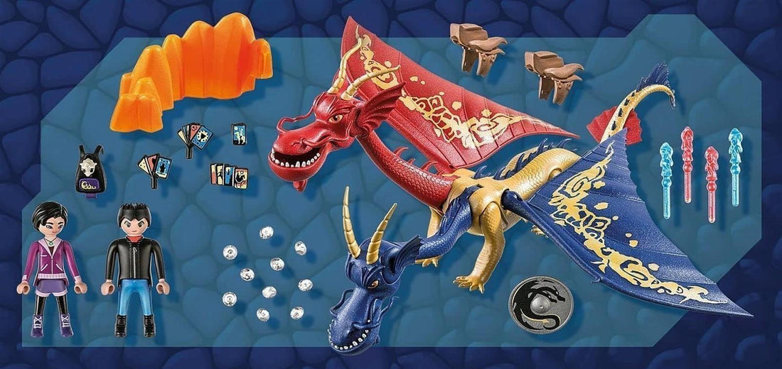PLAYMOBIL® Dragons Dragons: The Nine Realms - Wu & Wei mit Jun 71080, Chinesisch Inspiriert