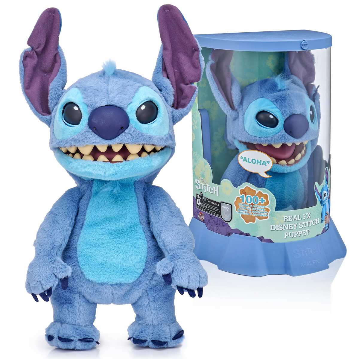 WOW! STUFF Real FX Disney Stitch Puppet 45,7 cm Animatronic Plüschfigur ab 6 Jahren