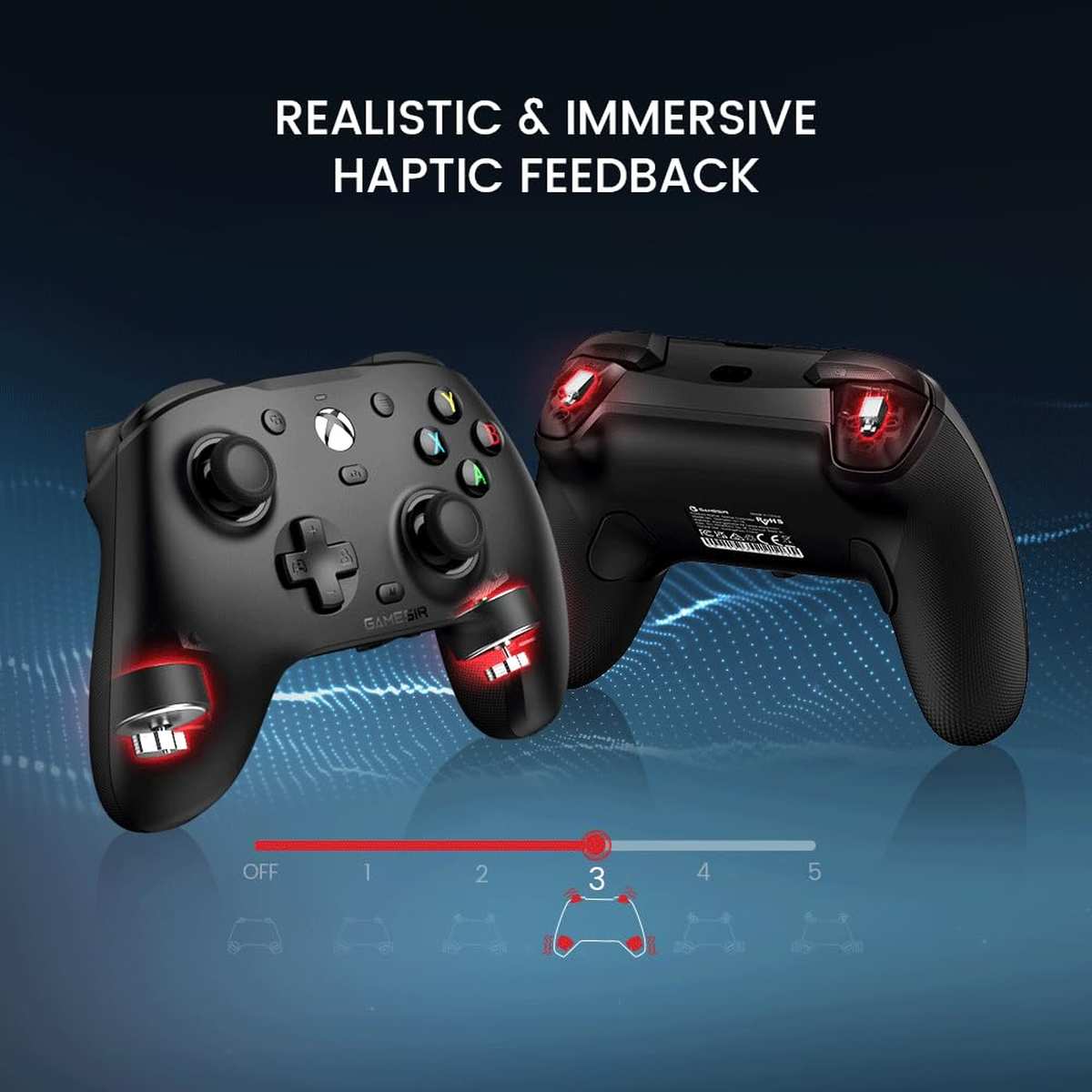 GameSir G7 HE Wired Controller für Xbox Series Windows 10|11 PC Game Controller mit Hall Effekt Sticks Black